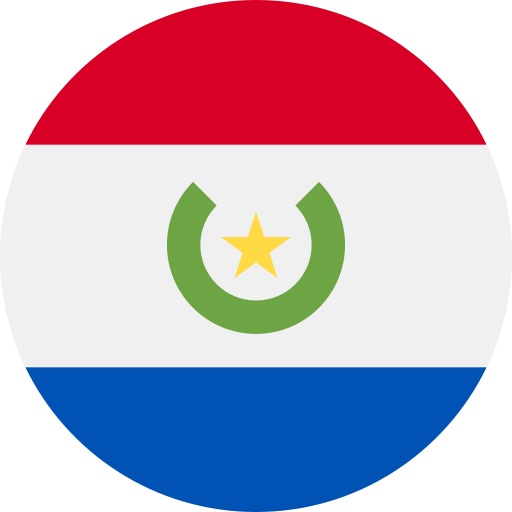 Flag round paraguay